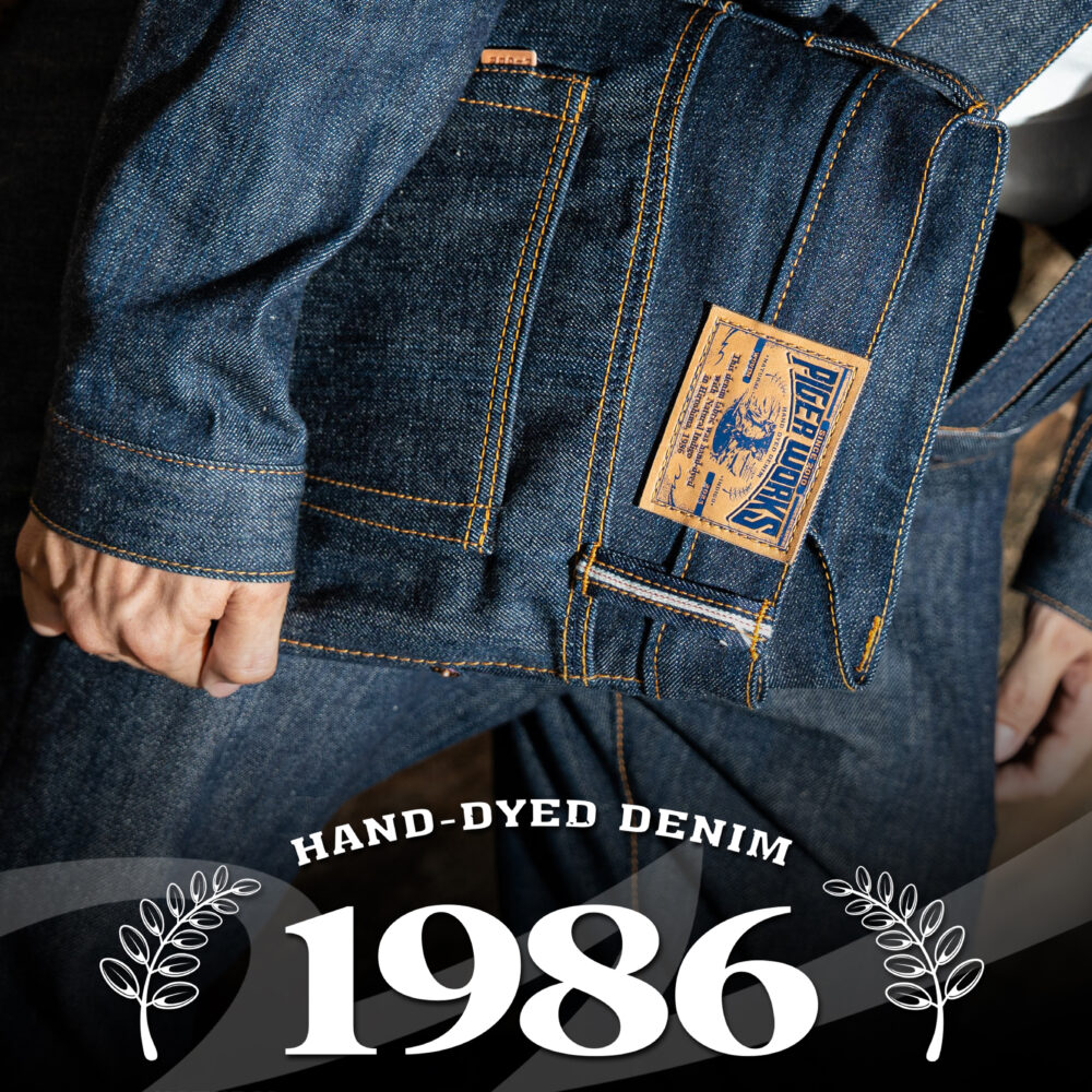 Natural Indigo Hand Dyed in 1986
